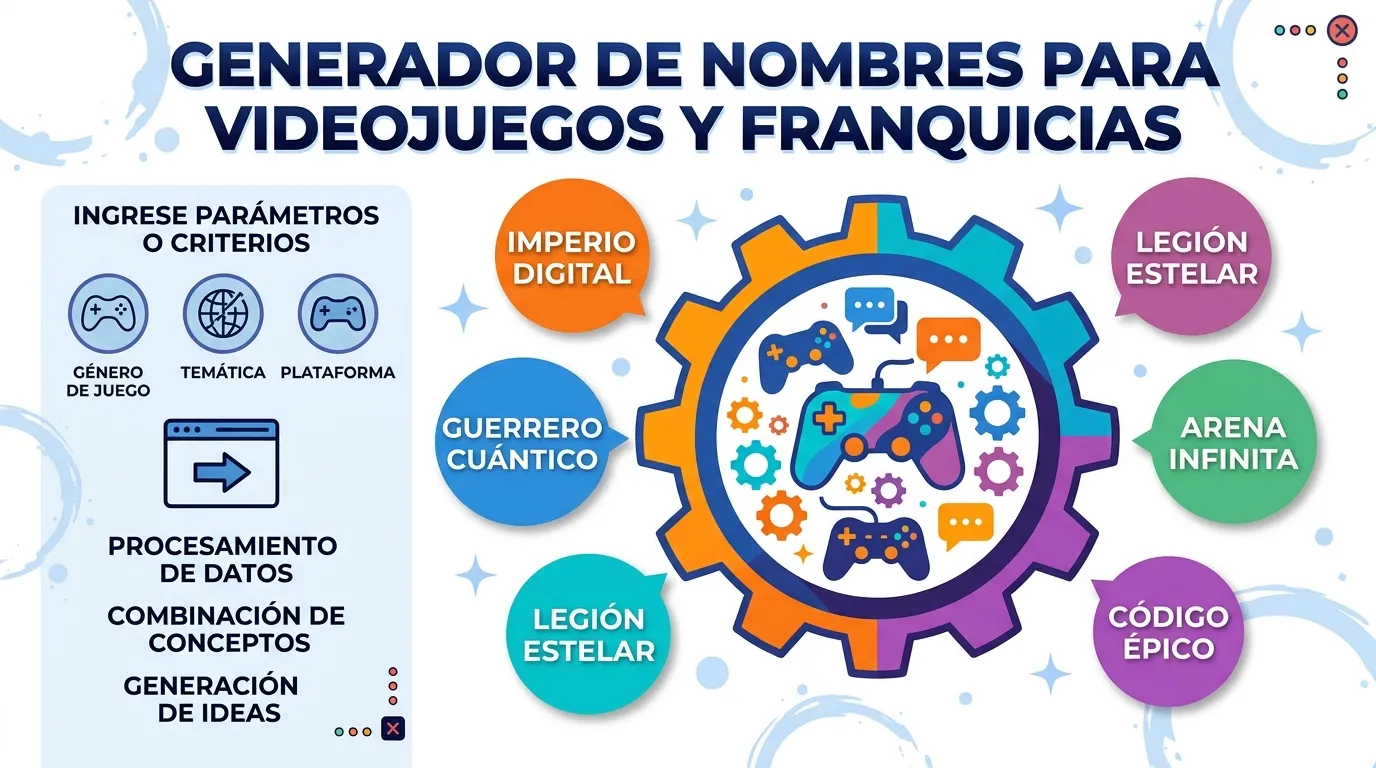 Generadores de nombres por franquicia y videojuego
